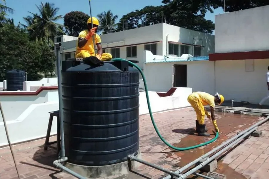 importance and benefits of water tank cleaning