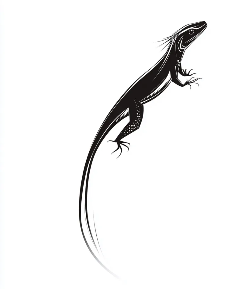 shokai 03764 simple black sketch of lizard with minimal details 2a08f3f0 91d7 491e 9f80 029c979e8061 768x941 1